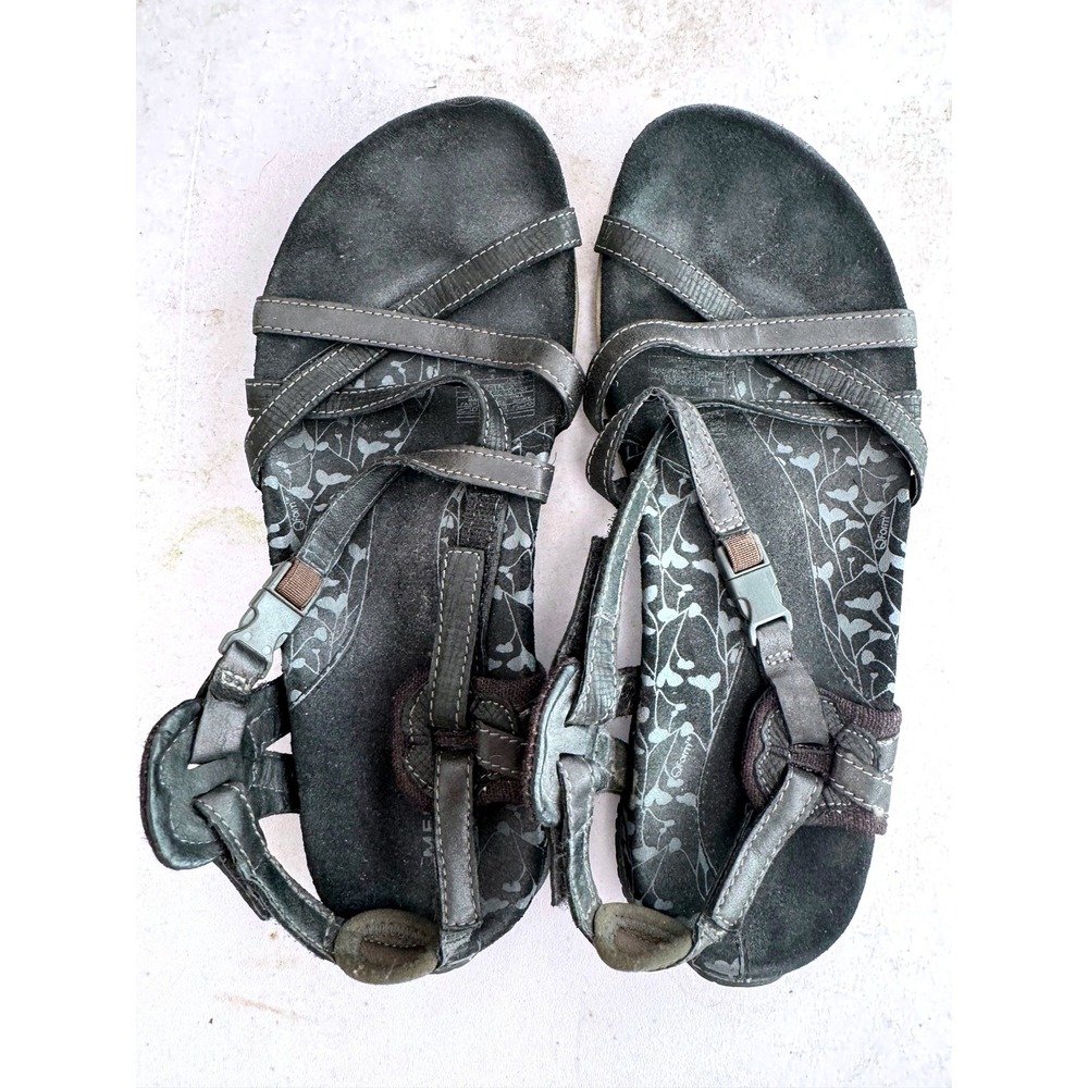 Merrell Womens Sandals Size 8 Black Strappy Comfort Walking Shoes Outdoor